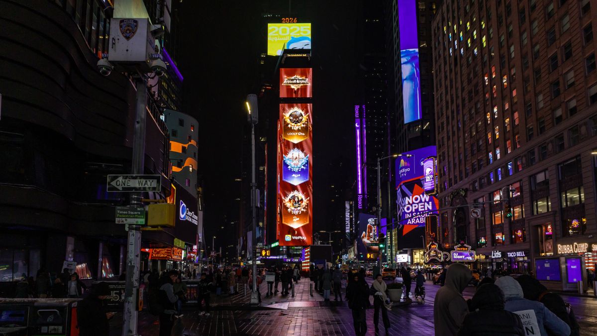 WePlay social entertainment platform featured in Times Square after surpassing 800 million global downloads