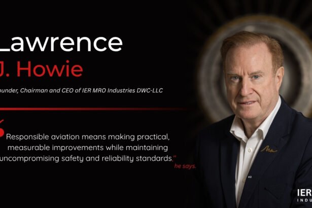 Lawrence J. Howie, Founder, Chairman and CEO of IER MRO Industries, leading the development of a next-generation engine MRO platform in the UAE
